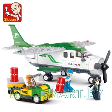 Конструктор Sluban M38-B0362 Транспортный самолет (251 деталь) картинка 7